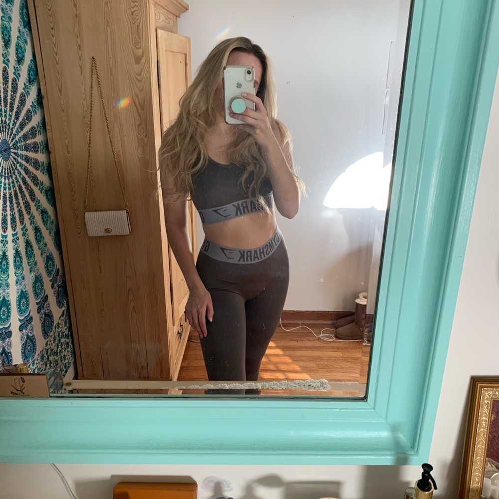 Gymshark Fit Seamless Lavender Leggings/Sports Bra